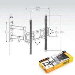 Axil|Suporte TV Axil AC0592E 26"-60" 30 Kg 60" 26" 30 Kg