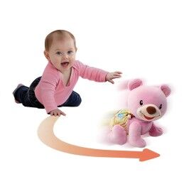 Vtech Baby|Peluche Vtech Baby Bear, 1,2,3 Follow Me Musical Cor de Rosa