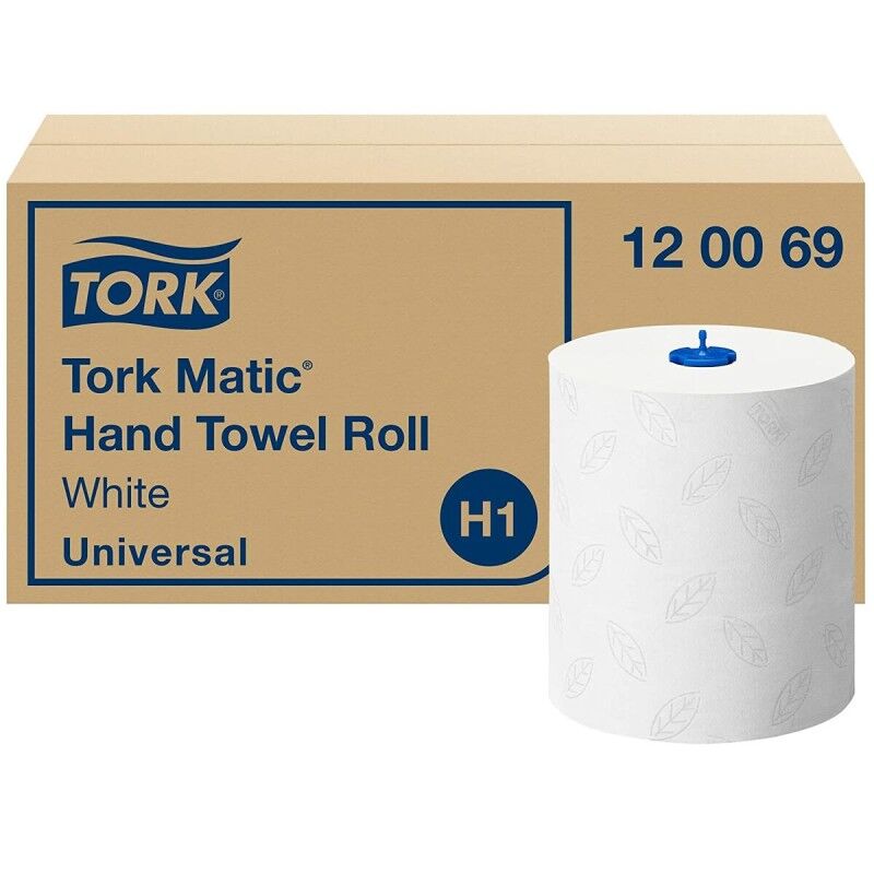 Tork|Papel para secar as mãos Tork Matic Branco 150 m Tork|Papel para secar as mãos Tork Matic Branco 150 m