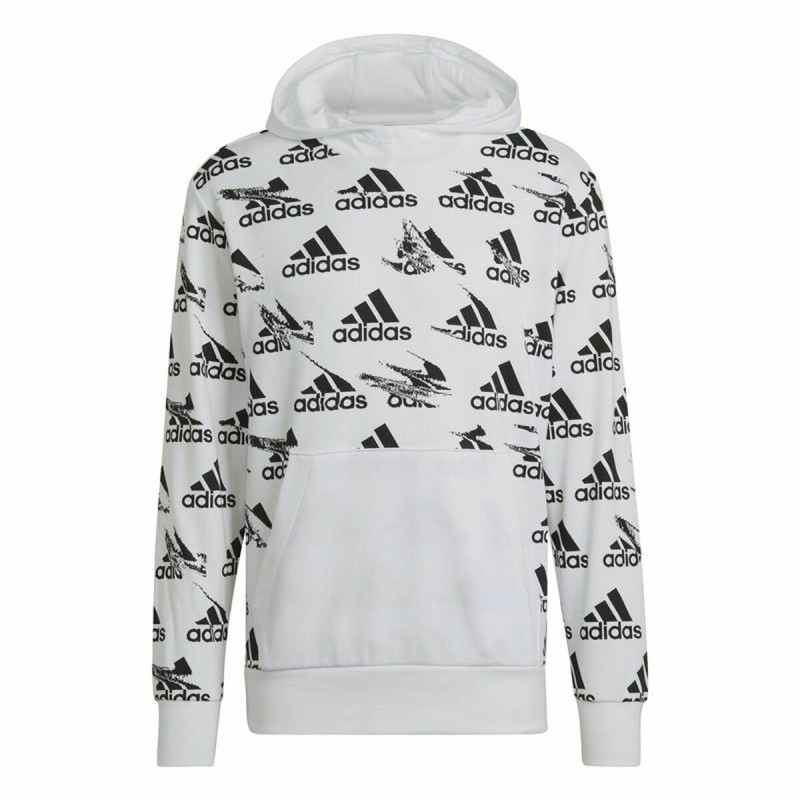 Polar com Capuz Homem Adidas Essentials Brandlove Branco