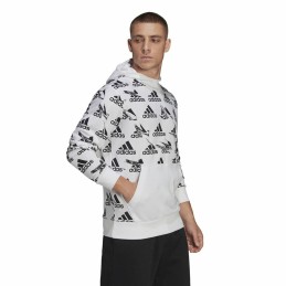 Polar com Capuz Homem Adidas Essentials Brandlove Branco