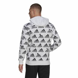 Polar com Capuz Homem Adidas Essentials Brandlove Branco