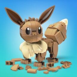Mega Construx|Figura articulada Mega Construx  Eevee Medium + 7 Anos 215 Peças