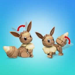 Mega Construx|Figura articulada Mega Construx  Eevee Medium + 7 Anos 215 Peças