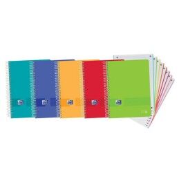 Oxford|Conjunto de cadernos Oxford Multicolor A4 160 Folhas (5 Unidades)