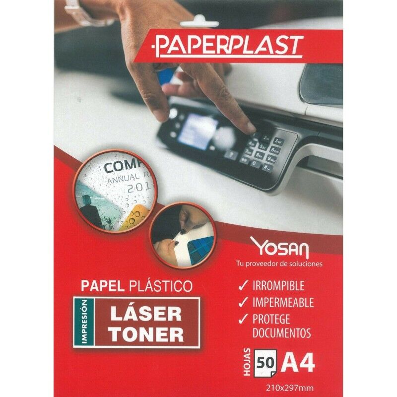 Yosan|Capas de plastificar Yosan Branco A4 50 Folhas Yosan|Capas de plastificar Yosan Branco A4 50 Folhas