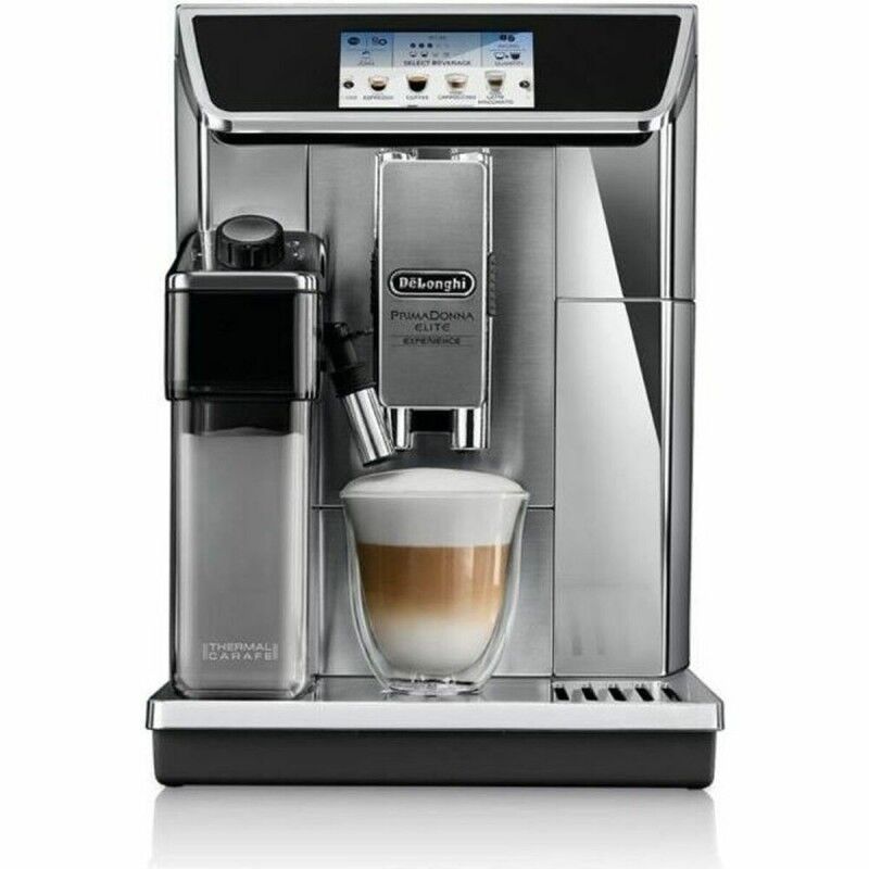 DeLonghi|Cafeteira Superautomática DeLonghi ECAM650.85.MS 1450 W Cinzento 1 L DeLonghi|Cafeteira Superautomática DeLonghi ECAM650.85.MS 1450 W Cinzento 1 L
