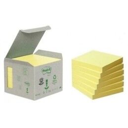 Post-it|Conjunto de Notas Adesivas Post-it Amarelo 6 Peças 76 x 76 mm (4 Unidades)