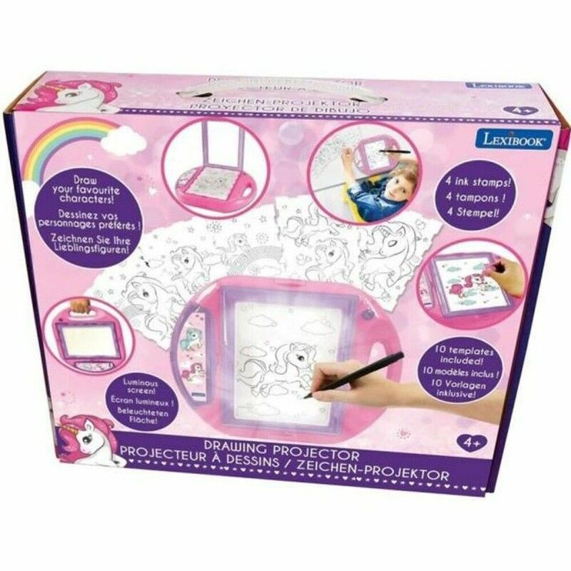 Lexibook|Conjunto de Desenho Lexibook Unicorn Drawing Projector