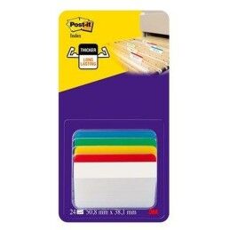 Post-it|Conjunto de Notas Adesivas Post-it Index Multicolor 51 x 38 mm (6 Unidades)