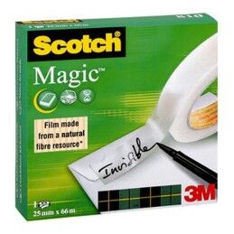 Scotch|Fita Adesiva Scotch Magic 810 Transparente 25 mm x 66 m (9 Unidades)