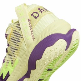 Sapatilhas de Basquetebol Infantis Adidas Dame 3 Amarelo