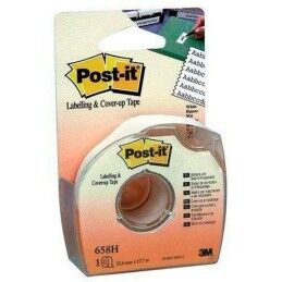 Post-it|Fita Adesiva Post-it 658H Branco 25,4 mm x 17,7 m (12 Unidades)