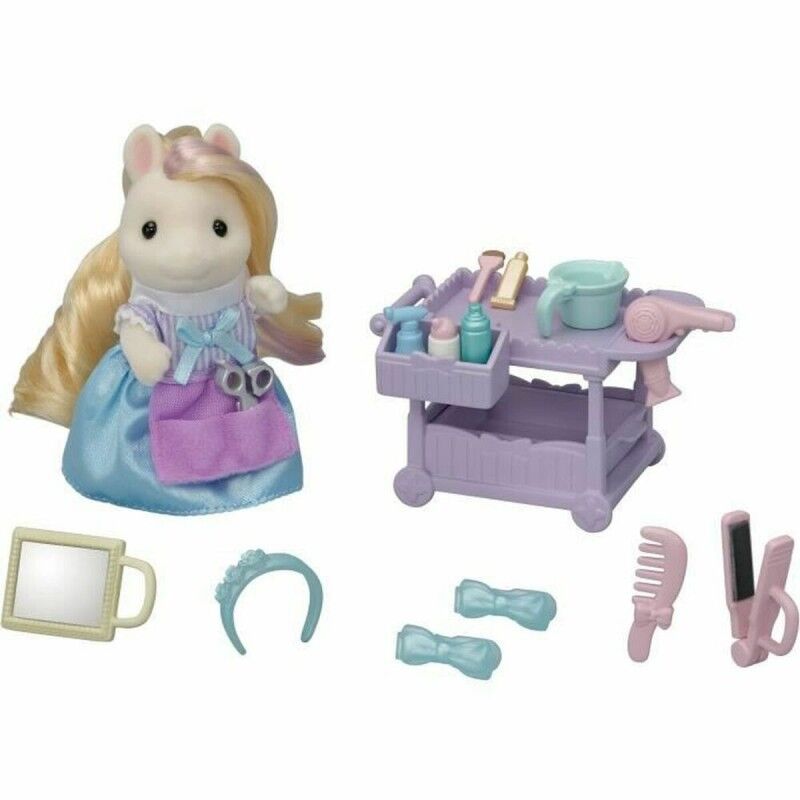 Sylvanian Families|Boneco de Ação Sylvanian Families The Pony Mum and Her Styling Kit	