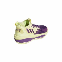 Sapatilhas de Basquetebol Infantis Adidas Dame 3 Amarelo