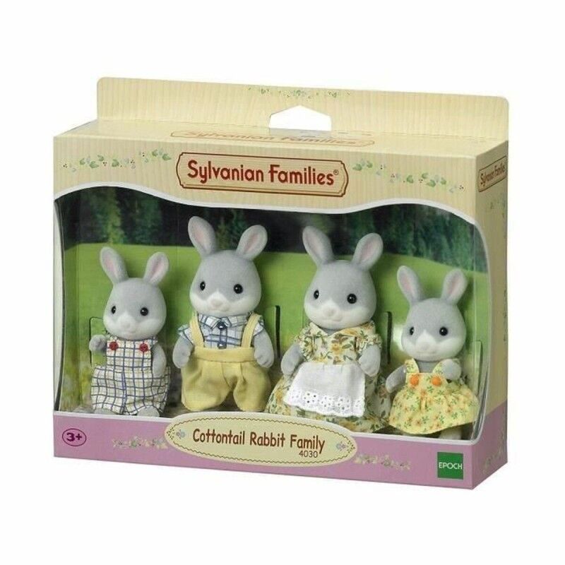 Sylvanian Families|Conjunto de Bonecos Sylvanian Families Family Gray Rabbit