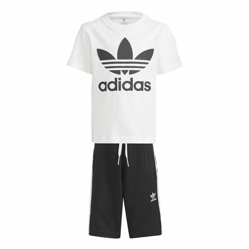 Adidas|Conjunto Desportivo para Crianças Adidas Adicolor Branco Adidas|Conjunto Desportivo para Crianças Adidas Adicolor Branco