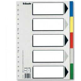 Esselte|Espaçadores Esselte 5 Folhas Multicolor Din A4 (100 Unidades)