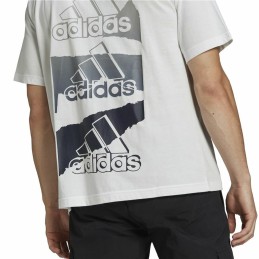 Camisola de Manga Curta Homem Adidas Essentials Brandlove Branco