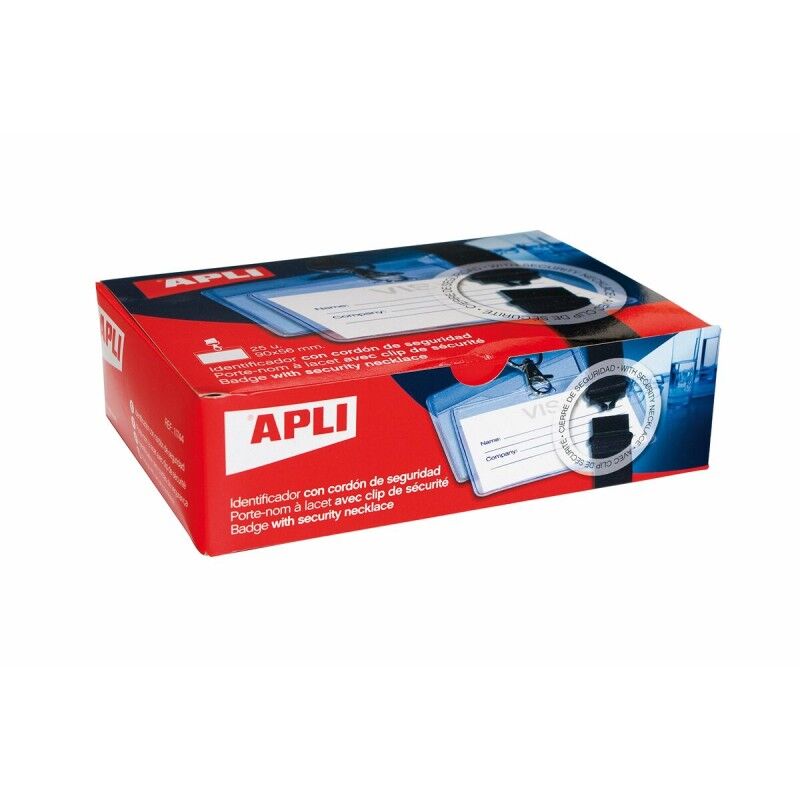 Apli|Fita de Pescoço com Identificador Apli 25 Peças Apli|Fita de Pescoço com Identificador Apli 25 Peças