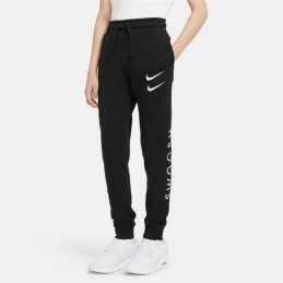 Calças Desportivas Infantis Nike Swoosh Preto