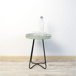 Vinthera|Mesa de apoio Vinthera Moa Preto Verde 38 x 49 cm (6 Unidades)