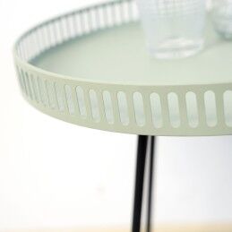 Vinthera|Mesa de apoio Vinthera Moa Preto Verde 38 x 49 cm (6 Unidades)