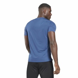 Camisola de Manga Curta Homem Reebok Tech Style Activchill Move Azul