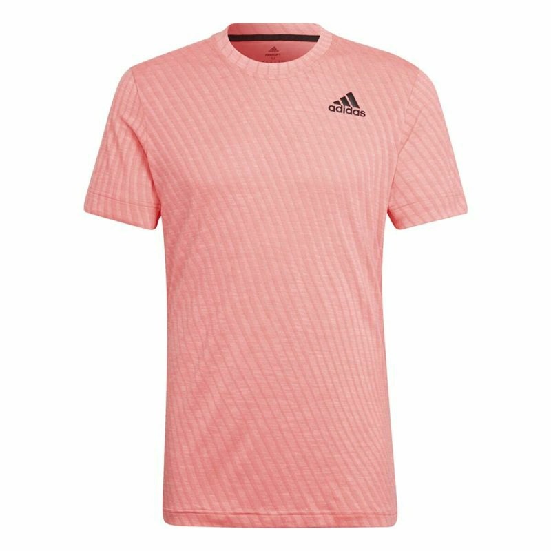 Camisola de Manga Curta Homem Adidas Freelift Cor de Rosa