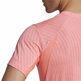 Camisola de Manga Curta Homem Adidas Freelift Cor de Rosa