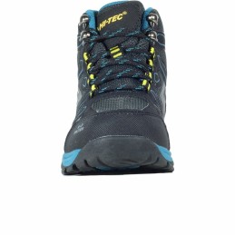 Botas de Montanha Infantis Hi-Tec Muflon Mid WP Azul Cinzento