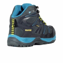 Botas de Montanha Infantis Hi-Tec Muflon Mid WP Azul Cinzento