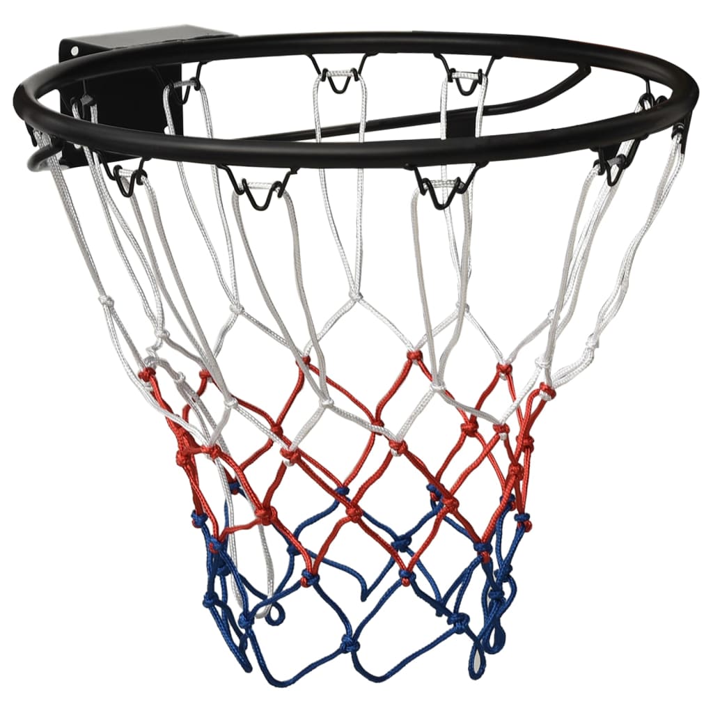 vidaXL Cesto de basquetebol 45 cm aço preto