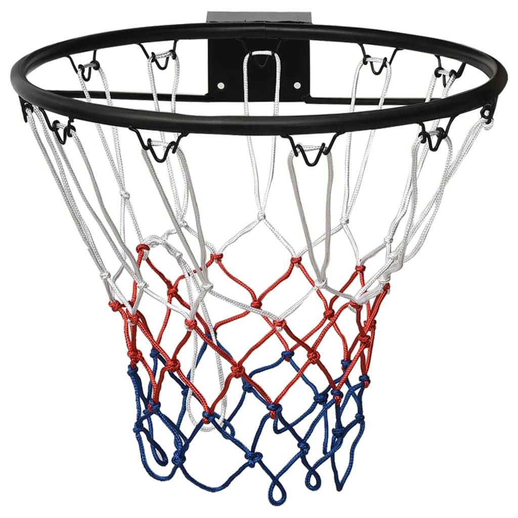 vidaXL Cesto de basquetebol 45 cm aço preto