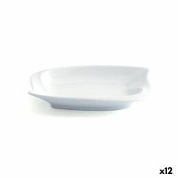 Quid|Prato Quid Gastro Fun Pequeno Branco Cerâmica 15,5 x 10 cm (12 Unidades) (Pack 12x)