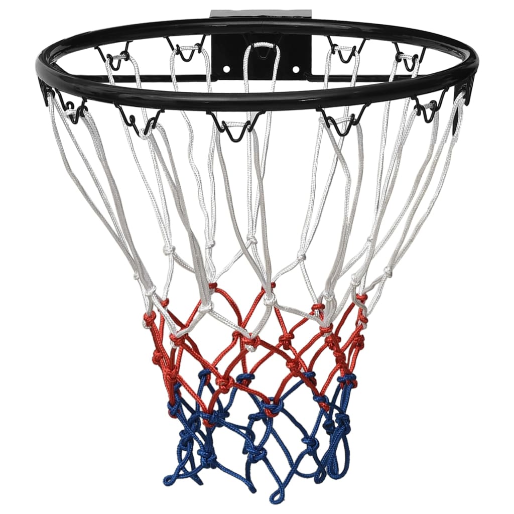 vidaXL Cesto de basquetebol 39 cm aço preto