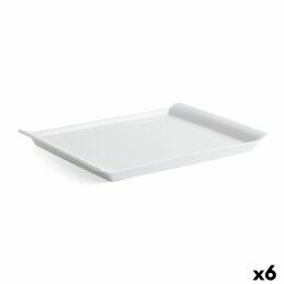 Quid|Tabuleiro Quid Select Basic Branco Melamina 25 x 18 cm (24 Unidades)