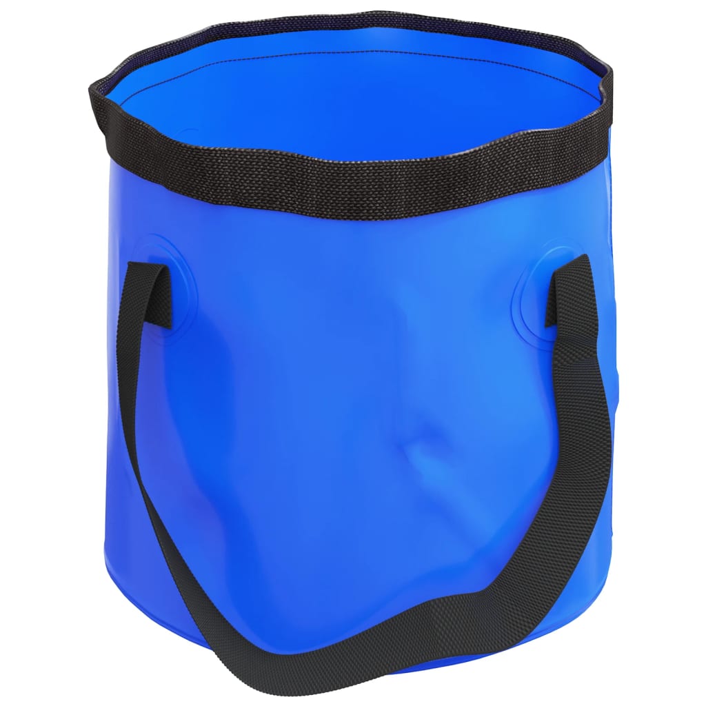 vidaXL Baldes dobráveis 2 pcs 30 L PVC azul