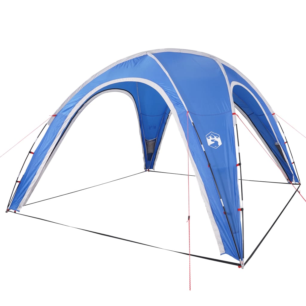 vidaXL Tenda de festas impermeável azul