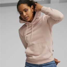 Polar com Capuz Mulher Puma Rosa Claro