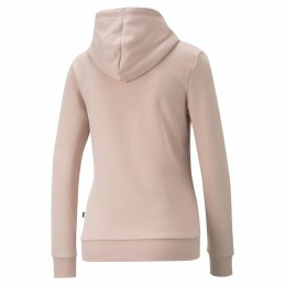 Polar com Capuz Mulher Puma Rosa Claro