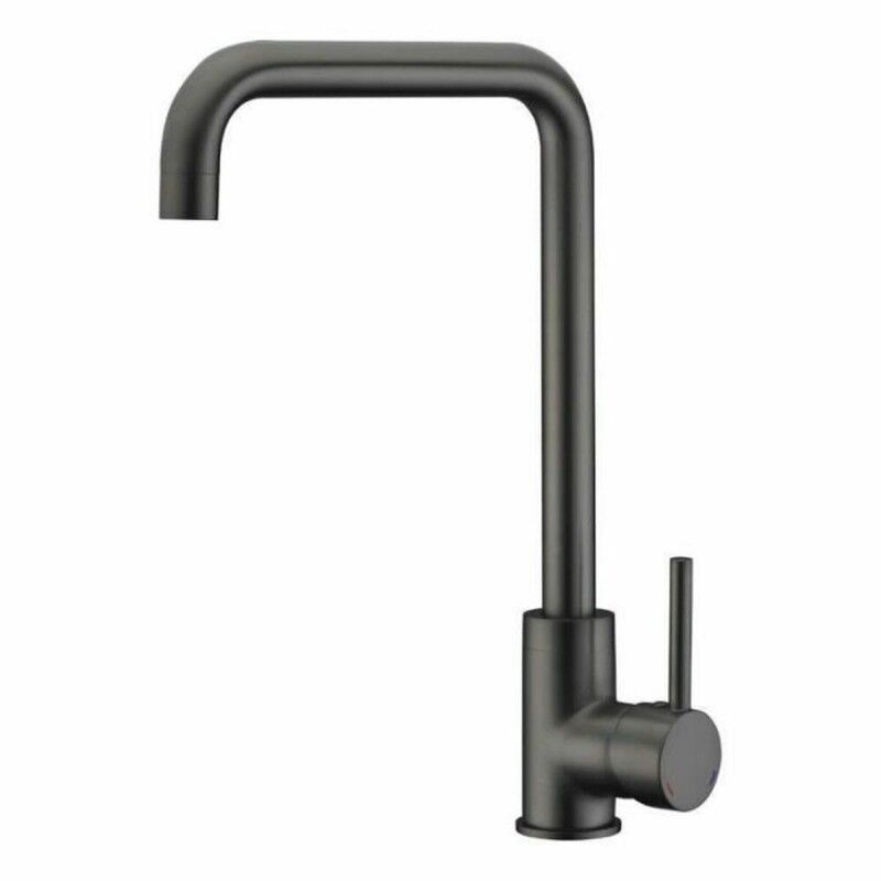 Rousseau|Torneira Monocomando Rousseau Cinzento Grafite Aço inoxidável Latão