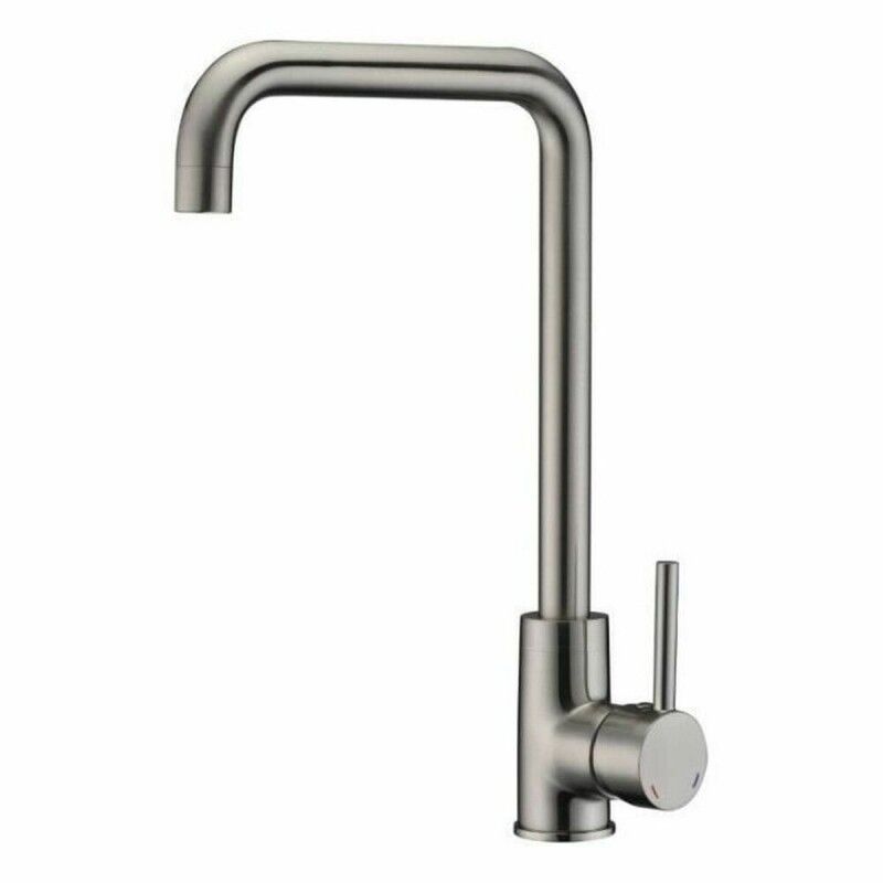 Rousseau|Torneira Monocomando Rousseau Cinzento Aço inoxidável Latão Rousseau|Torneira Monocomando Rousseau Cinzento Aço inoxidável Latão