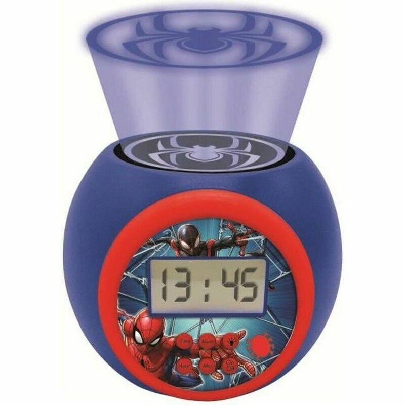 Lexibook|Relógio-Despertador Lexibook Spider-Man Projector Lexibook|Relógio-Despertador Lexibook Spider-Man Projector