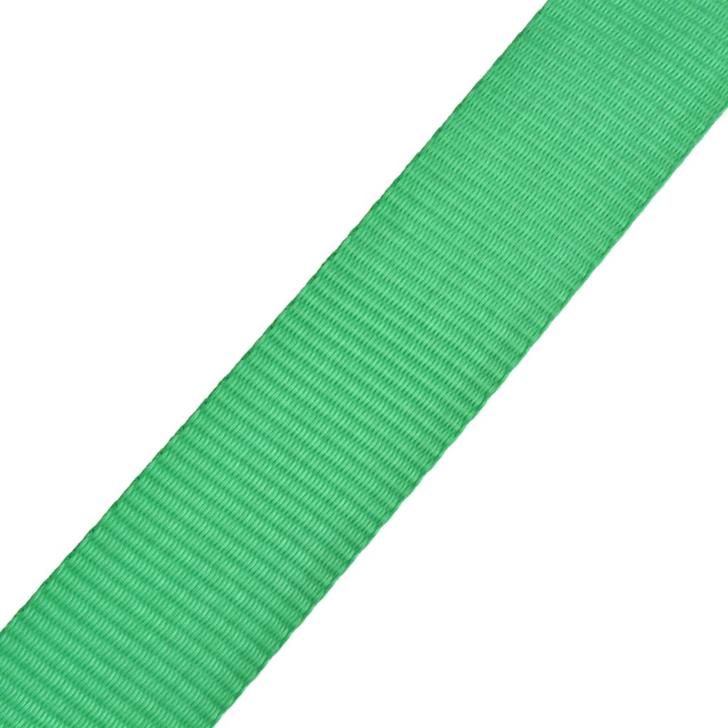 vidaXL Slackline 15 m x 50 mm 150 kg verde