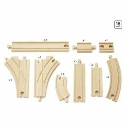 Brio|Pista de comboio Brio Intermediate Evolution Set Madeira 16 Peças