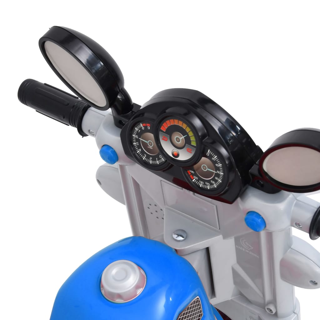 vidaXL Triciclo infantil azul