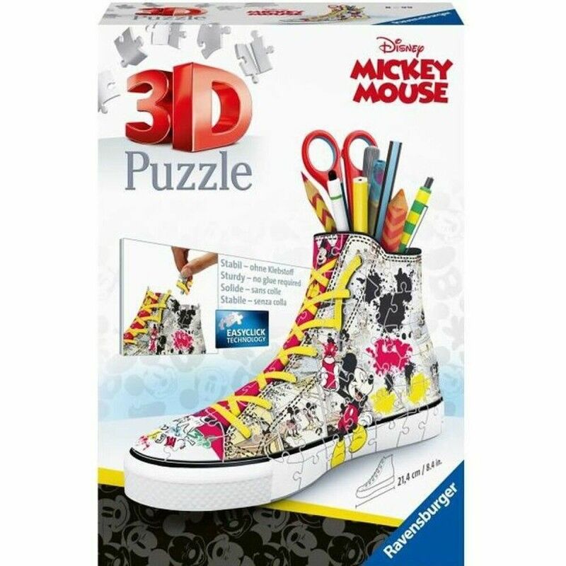 Ravensburger|Puzzle 3D Ravensburger Sneaker Mickey Mouse (108 Peças)