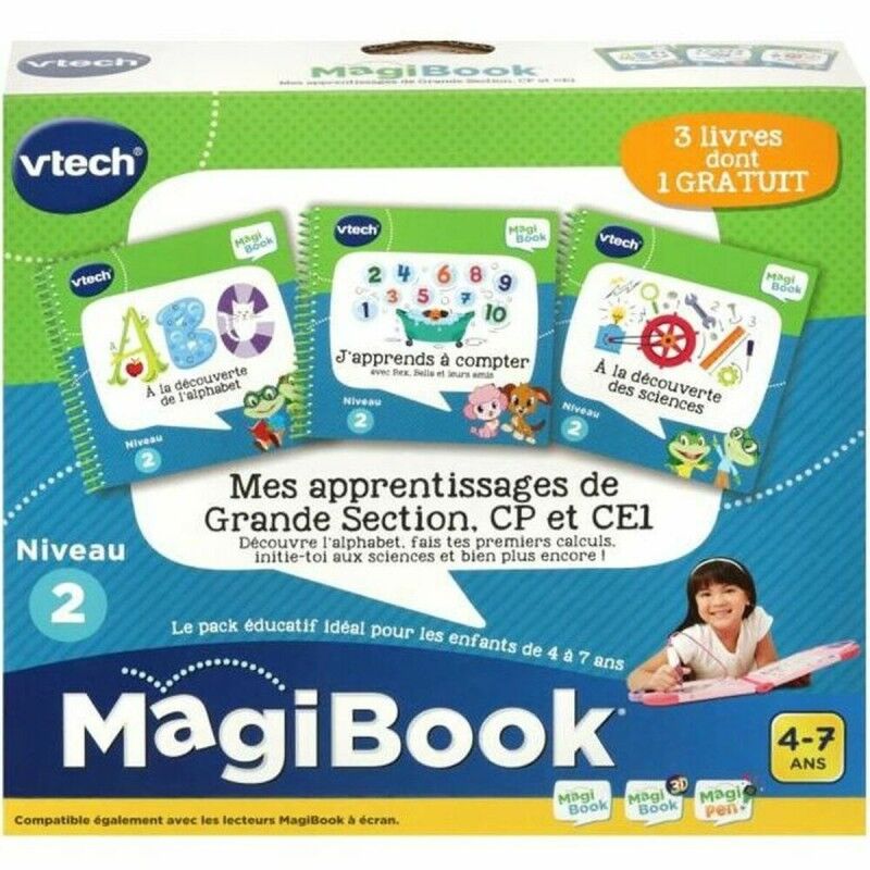 Vtech|Livro interativo infantil Vtech My learning in Grande Section Vtech|Livro interativo infantil Vtech My learning in Grande Section