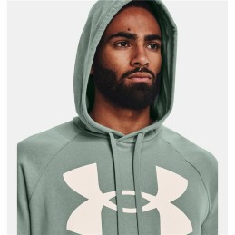 Polar com Capuz Homem Under Armour Rival Big Logo Verde